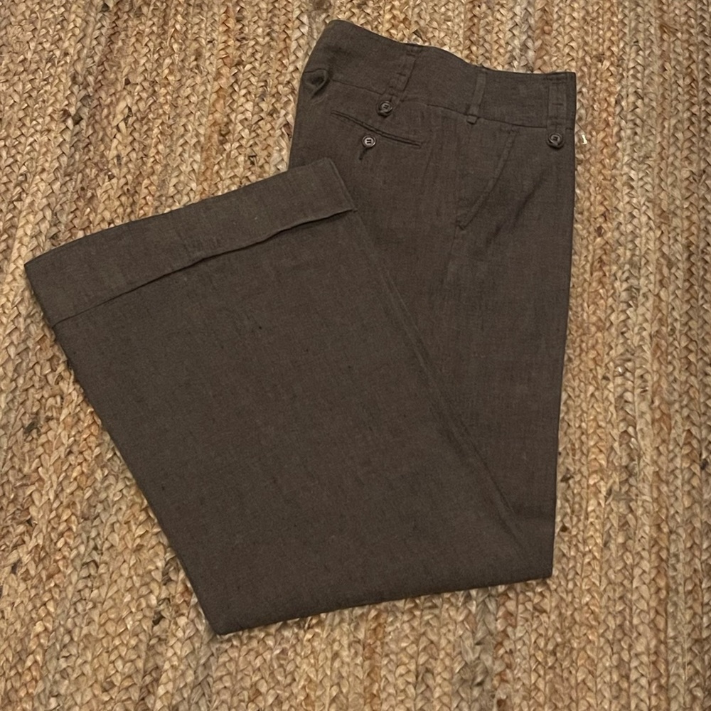 BCBG High waist wide leg pant